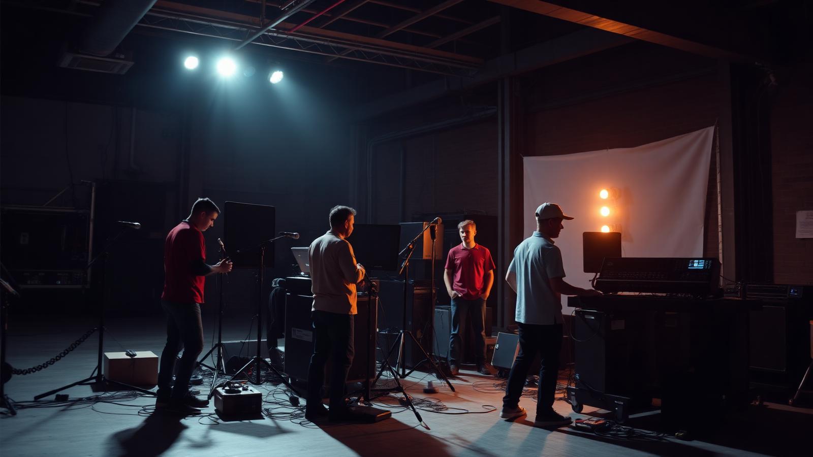 Cessió de material i equip tècnic · Backline · so · llum · AV